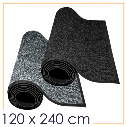 Duża Wycieraczka Wejściowa Mata na Podłogę pod Drzwi na Gumie do Butów 120 x 240 cm 
