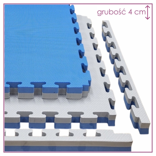 Puzzle Piankowe pod Sprzęt na Salę Duża Gruba Mata Piankowa na 4 cm
