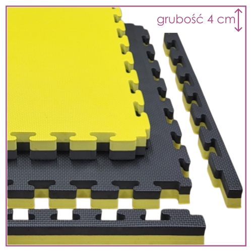 Puzzle Piankowe Profesjonalne  Mata Podłogę Dzieci Sprzęt Ćwiczeń Grube 4 cm